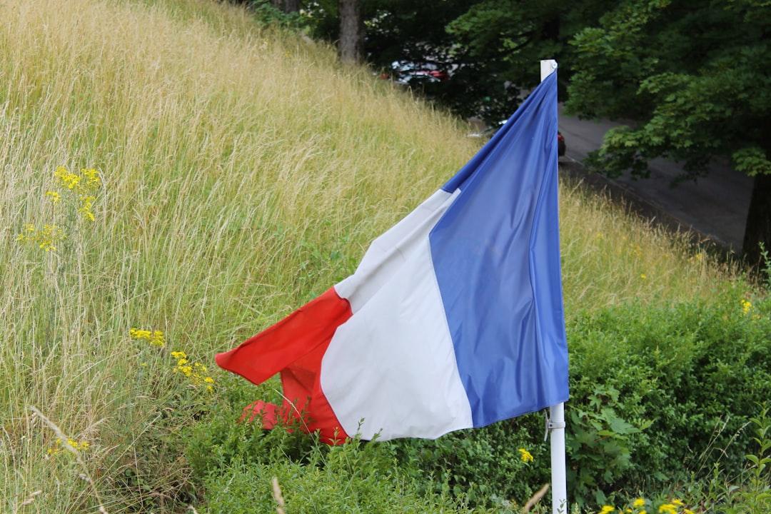 Un drapeau français.